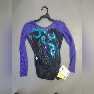 GK Elite Gymnastic Leotard Adult x-small AXS girls 10 competition